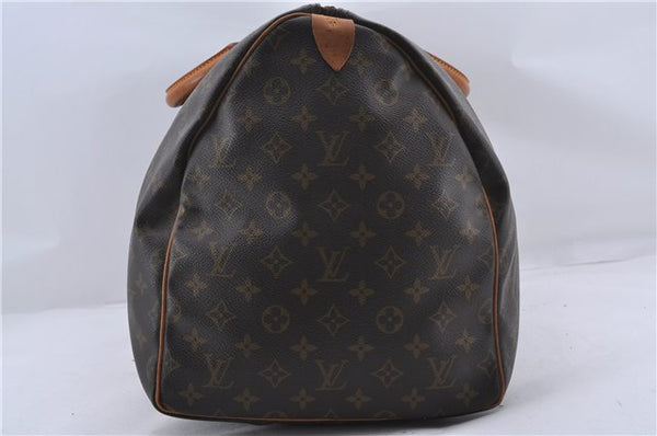 Authentic Louis Vuitton Monogram Keepall 55 Boston Bag M41424 LV 2884D