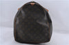 Authentic Louis Vuitton Monogram Keepall 55 Boston Bag M41424 LV 2884D