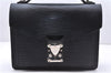Authentic Louis Vuitton Epi Monceau 2Way Shoulder Hand Bag Black M52792 LV 2884E