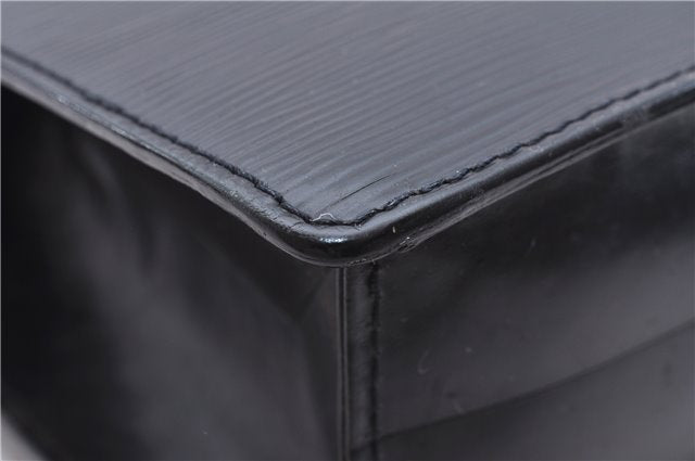 Authentic Louis Vuitton Epi Monceau 2Way Shoulder Hand Bag Black M52792 LV 2884E