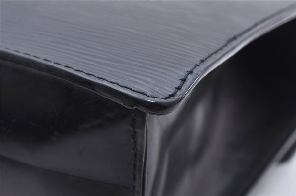 Authentic Louis Vuitton Epi Monceau 2Way Shoulder Hand Bag Black M52792 LV 2884E