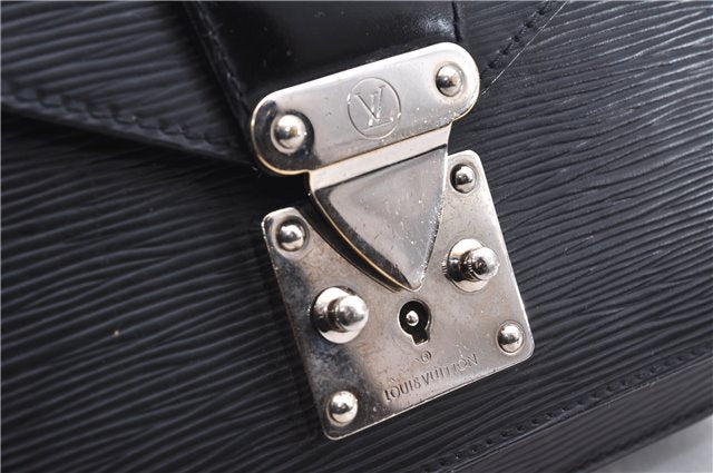 Authentic Louis Vuitton Epi Monceau 2Way Shoulder Hand Bag Black M52792 LV 2884E