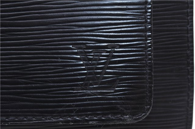 Authentic Louis Vuitton Epi Monceau 2Way Shoulder Hand Bag Black M52792 LV 2884E