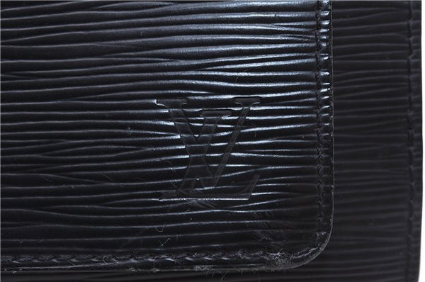 Authentic Louis Vuitton Epi Monceau 2Way Shoulder Hand Bag Black M52792 LV 2884E
