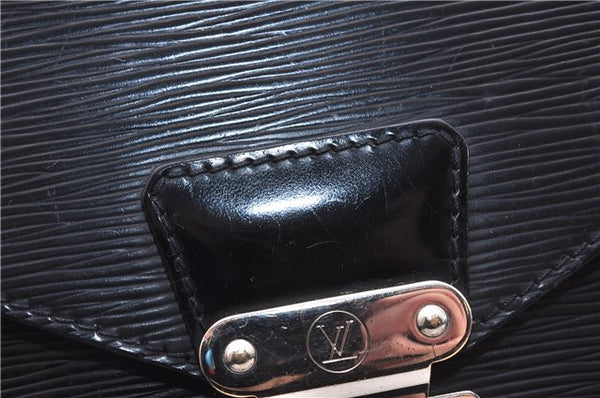 Authentic Louis Vuitton Epi Monceau 2Way Shoulder Hand Bag Black M52792 LV 2884E