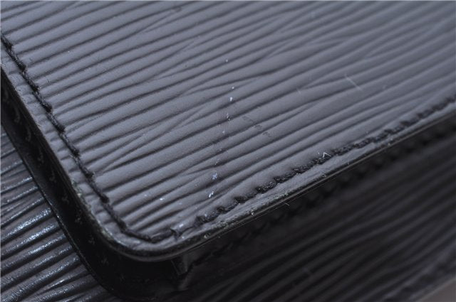 Authentic Louis Vuitton Epi Monceau 2Way Shoulder Hand Bag Black M52792 LV 2884E