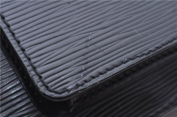 Authentic Louis Vuitton Epi Monceau 2Way Shoulder Hand Bag Black M52792 LV 2884E