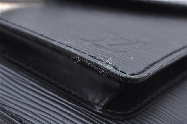 Authentic Louis Vuitton Epi Monceau 2Way Shoulder Hand Bag Black M52792 LV 2884E