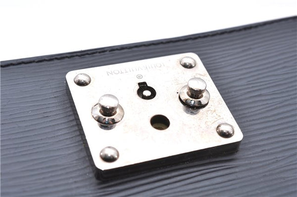 Authentic Louis Vuitton Epi Monceau 2Way Shoulder Hand Bag Black M52792 LV 2884E