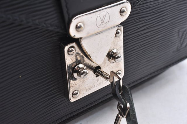 Authentic Louis Vuitton Epi Monceau 2Way Shoulder Hand Bag Black M52792 LV 2884E