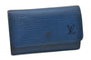 Authentic Louis Vuitton Epi Multicles 6 Key Case Blue M63815 LV 2884I