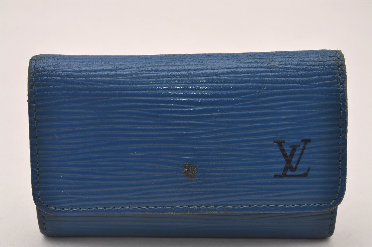 Authentic Louis Vuitton Epi Multicles 6 Key Case Blue M63815 LV 2884I