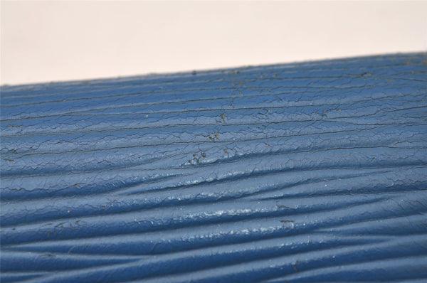 Authentic Louis Vuitton Epi Multicles 6 Key Case Blue M63815 LV 2884I