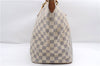Authentic Louis Vuitton Damier Azur Saleya MM Shoulder Tote Bag N51185 LV 2886E
