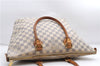 Authentic Louis Vuitton Damier Azur Saleya MM Shoulder Tote Bag N51185 LV 2886E
