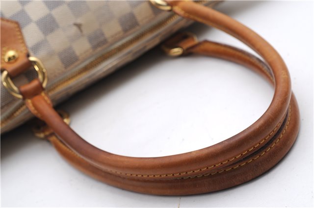 Authentic Louis Vuitton Damier Azur Saleya MM Shoulder Tote Bag N51185 LV 2886E