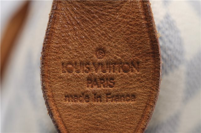 Authentic Louis Vuitton Damier Azur Saleya MM Shoulder Tote Bag N51185 LV 2886E