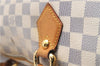 Authentic Louis Vuitton Damier Azur Saleya MM Shoulder Tote Bag N51185 LV 2886E