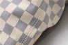 Authentic Louis Vuitton Damier Azur Saleya MM Shoulder Tote Bag N51185 LV 2886E