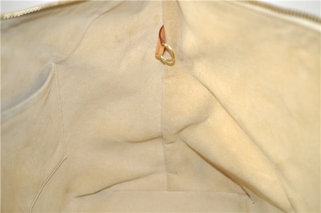 Authentic Louis Vuitton Damier Azur Saleya MM Shoulder Tote Bag N51185 LV 2886E