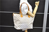 Authentic Louis Vuitton Damier Azur Saleya MM Shoulder Tote Bag N51185 LV 2886E