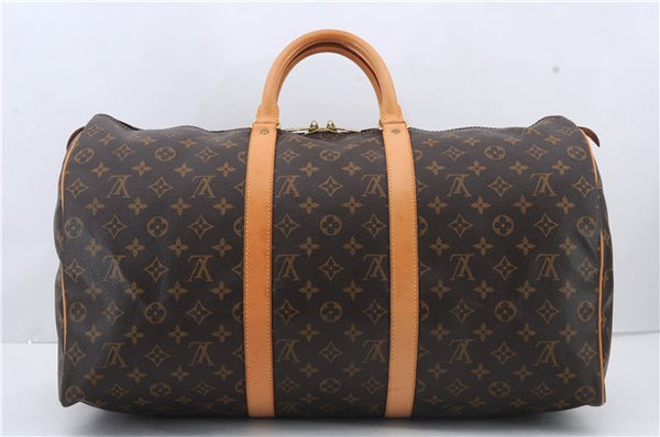 Authentic Louis Vuitton Monogram Keepall 50 Boston Bag M41426 LV 2888D