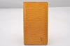 Authentic Louis Vuitton Epi Agenda Posh Notebook Cover Yellow R20529 LV 2889I