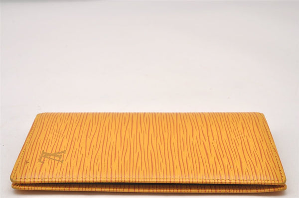 Authentic Louis Vuitton Epi Agenda Posh Notebook Cover Yellow R20529 LV 2889I