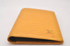 Authentic Louis Vuitton Epi Agenda Posh Notebook Cover Yellow R20529 LV 2889I