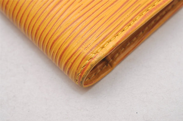 Authentic Louis Vuitton Epi Agenda Posh Notebook Cover Yellow R20529 LV 2889I