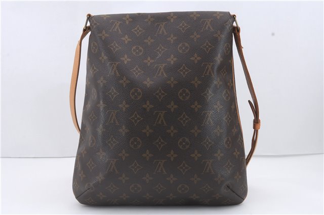 Authentic Louis Vuitton Monogram Musette Shoulder Cross Body Bag M51256 LV 2890D