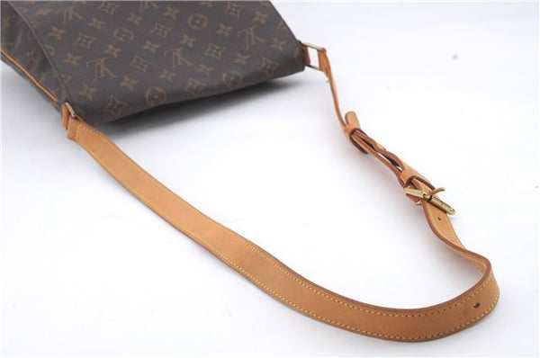 Authentic Louis Vuitton Monogram Musette Shoulder Cross Body Bag M51256 LV 2890D