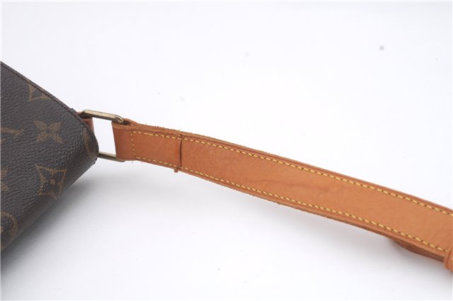 Authentic Louis Vuitton Monogram Musette Shoulder Cross Body Bag M51256 LV 2890D