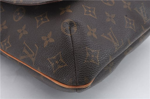 Authentic Louis Vuitton Monogram Musette Shoulder Cross Body Bag M51256 LV 2890D