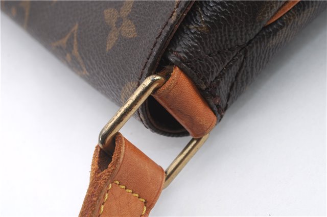 Authentic Louis Vuitton Monogram Musette Shoulder Cross Body Bag M51256 LV 2890D