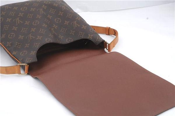 Authentic Louis Vuitton Monogram Musette Shoulder Cross Body Bag M51256 LV 2890D