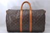 Auth Louis Vuitton Monogram Keepall Bandouliere 45 Boston Bag M41418 LV 2893D