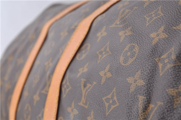 Auth Louis Vuitton Monogram Keepall Bandouliere 45 Boston Bag M41418 LV 2893D