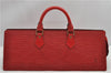 Authentic Louis Vuitton Epi Sac Triangle Hand Bag Red M52097 LV 2893F