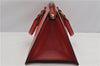 Authentic Louis Vuitton Epi Sac Triangle Hand Bag Red M52097 LV 2893F