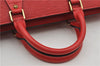 Authentic Louis Vuitton Epi Sac Triangle Hand Bag Red M52097 LV 2893F