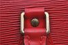 Authentic Louis Vuitton Epi Sac Triangle Hand Bag Red M52097 LV 2893F