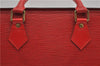 Authentic Louis Vuitton Epi Sac Triangle Hand Bag Red M52097 LV 2893F
