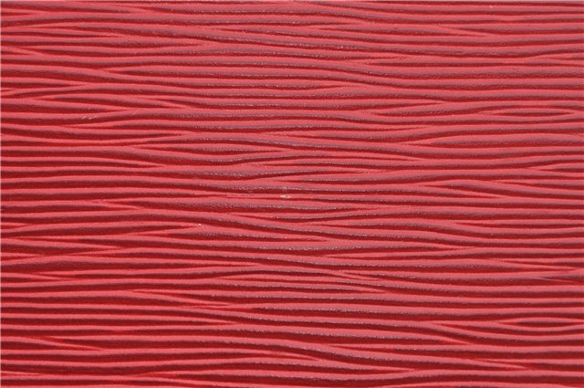 Authentic Louis Vuitton Epi Sac Triangle Hand Bag Red M52097 LV 2893F