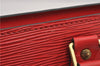 Authentic Louis Vuitton Epi Sac Triangle Hand Bag Red M52097 LV 2893F