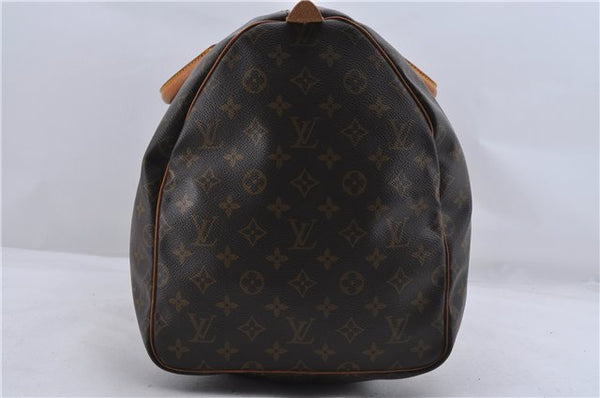 Authentic Louis Vuitton Monogram Keepall 55 Boston Bag M41424 LV 2894D