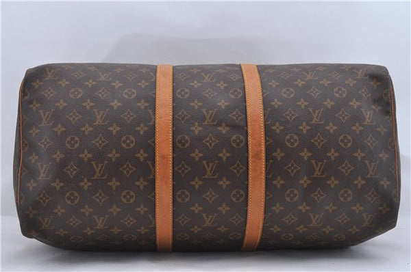 Authentic Louis Vuitton Monogram Keepall 55 Boston Bag M41424 LV 2894D