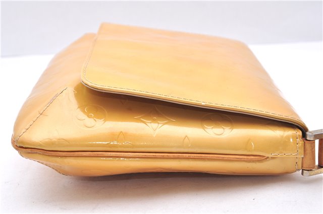 Auth Louis Vuitton Vernis Thompson Street Shoulder Bag Yellow M91008 Junk 2894E