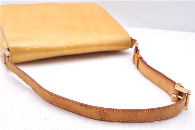 Auth Louis Vuitton Vernis Thompson Street Shoulder Bag Yellow M91008 Junk 2894E