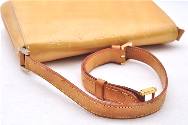 Auth Louis Vuitton Vernis Thompson Street Shoulder Bag Yellow M91008 Junk 2894E